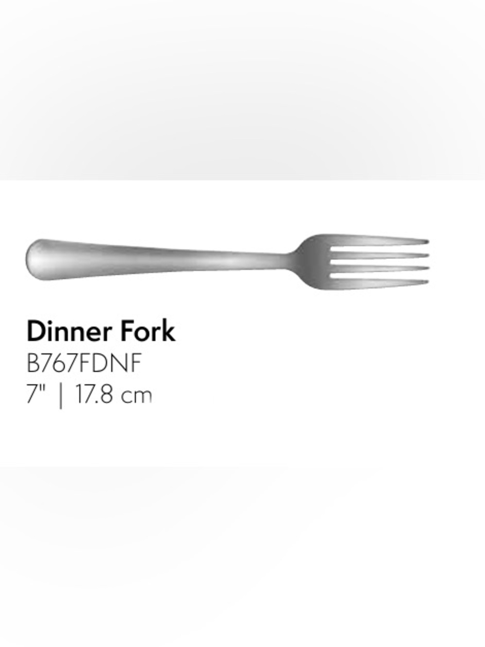 1 Dozen Oneida B767FDNF Delco® Heavy Windsor 7" Dinner Fork - 1880 Hospitality